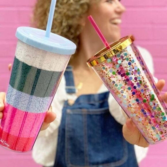 Packed Party Cozy Days Tumbler Reusable Cup with Lid NWT - Picture 3 of 3
